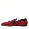 Dolce & Gabbana Torero-Inspired Luxe Red & Black Loafers - Image 5