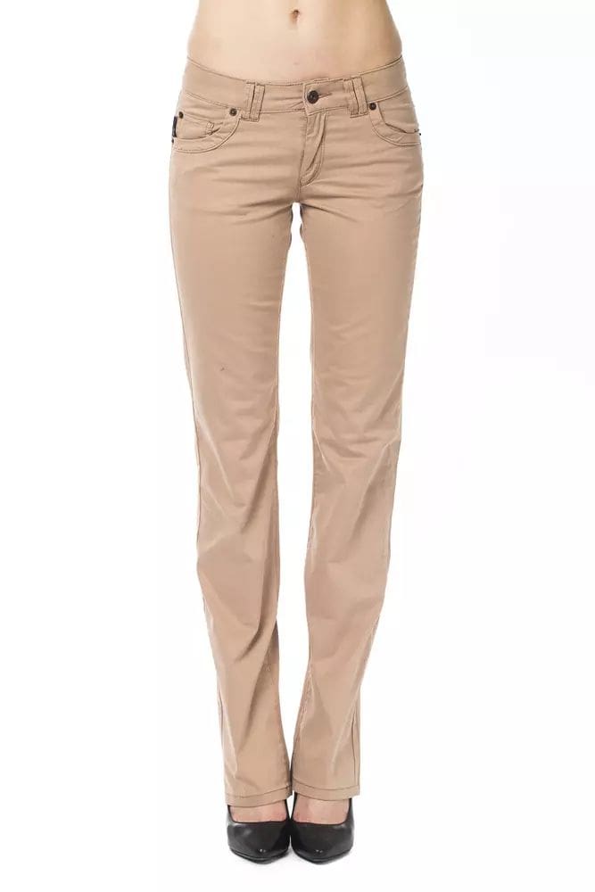 Ungaro Fever Beige Cotton Women Pants
